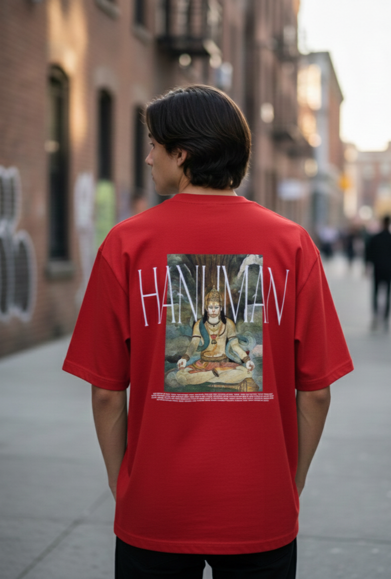 Lord Hnuman theme Oversized Classic T-Shirt, 100% cotton, unisex