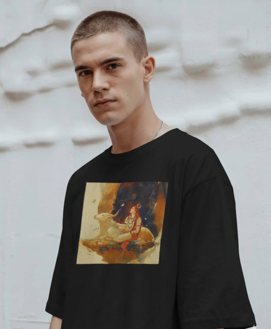 Lord SHIVA theme t shirt, 100% cotton, unisex