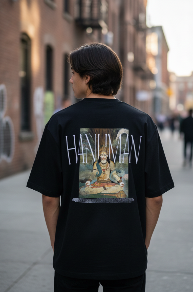 Lord Hnuman theme Oversized Classic T-Shirt, 100% cotton, unisex