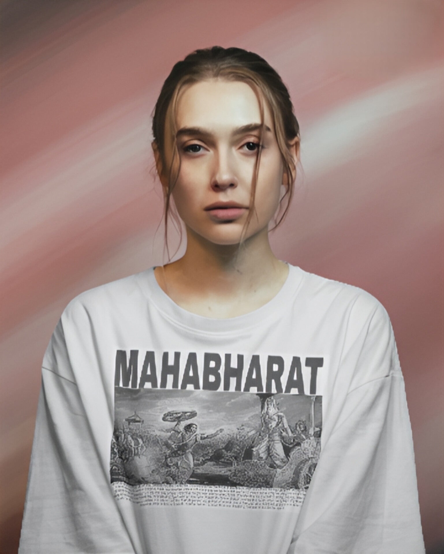 Mahabharatha theme 100% cotton t shirt unisex