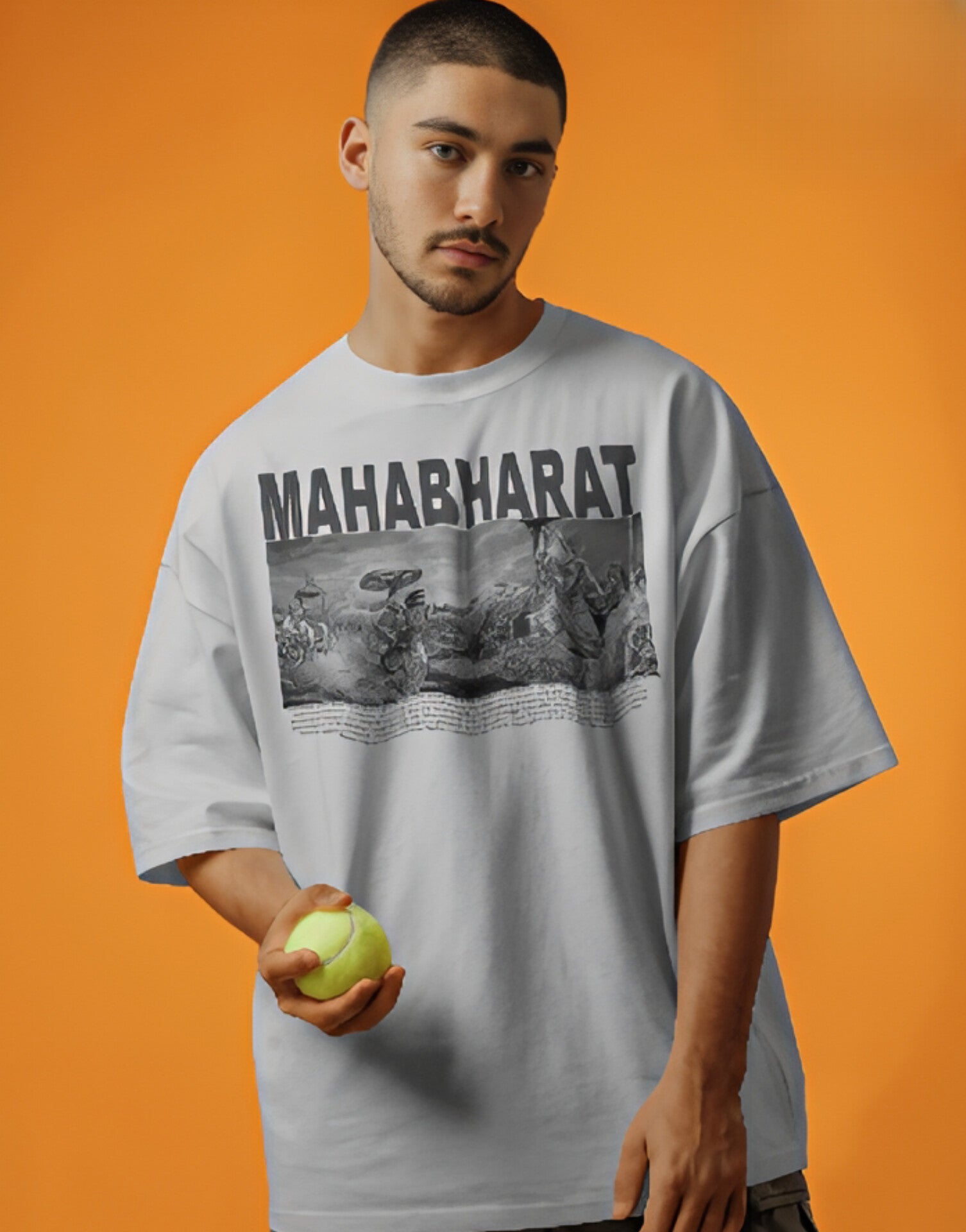 Mahabharatha theme 100% cotton t shirt unisex