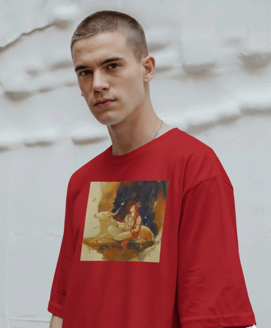 Lord SHIVA theme t shirt, 100% cotton, unisex