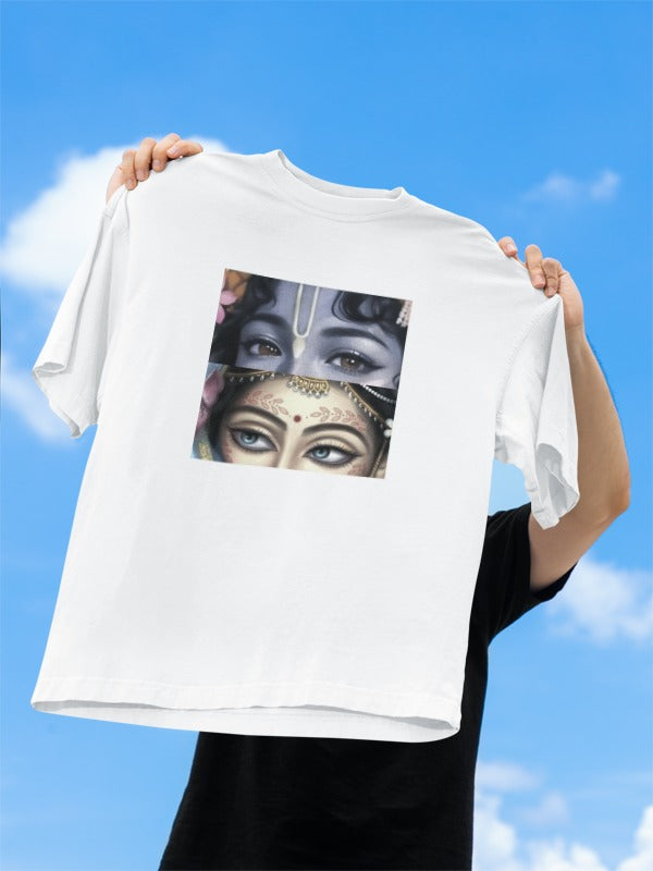 Radhakrishna theme Oversized Classic T-Shirt, unisex